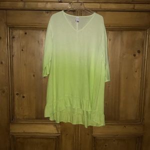 Match Point High-Low Linen Tunic Top/Dress